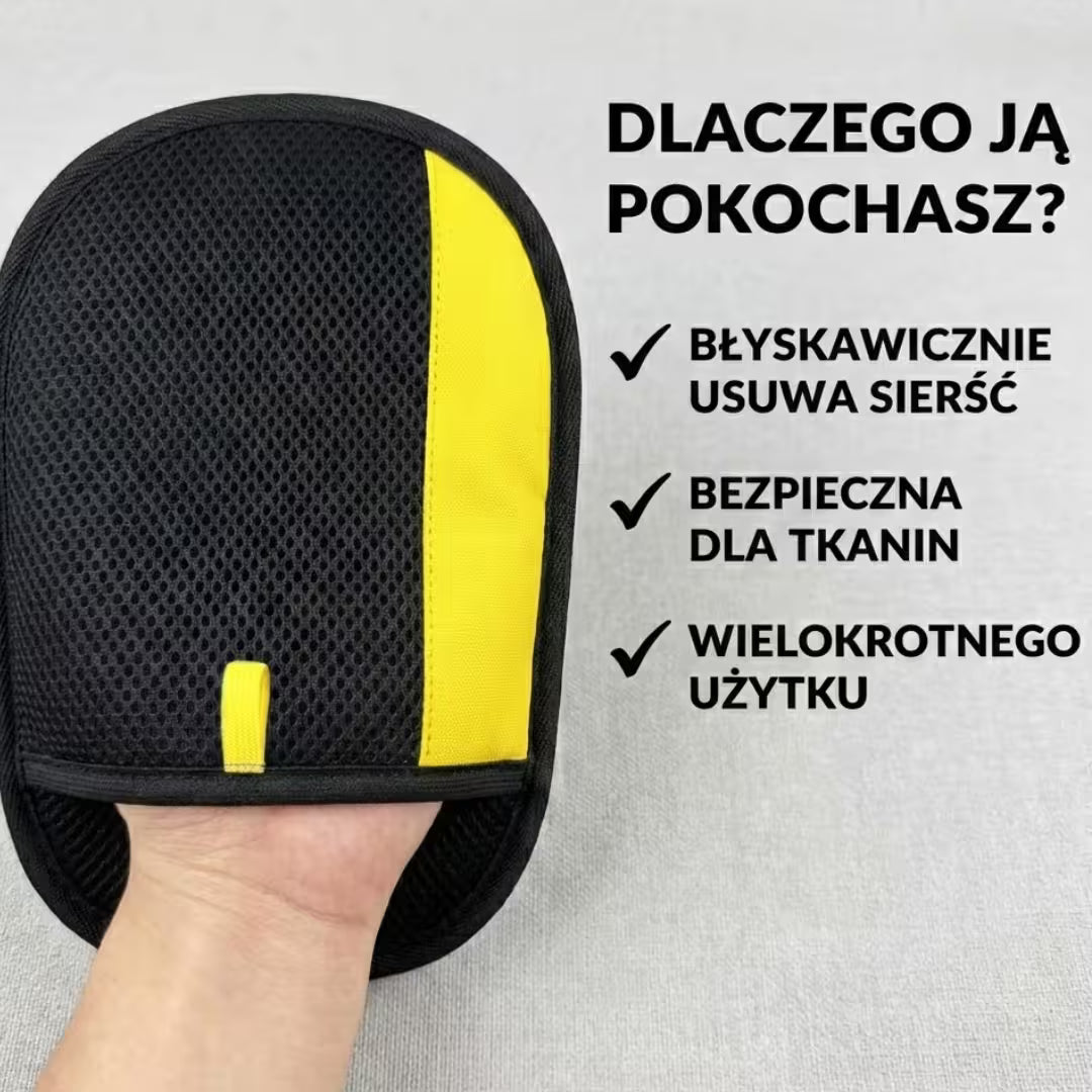 Kudełek – mobilna rękawica do usuwania zwierzęcej sierści