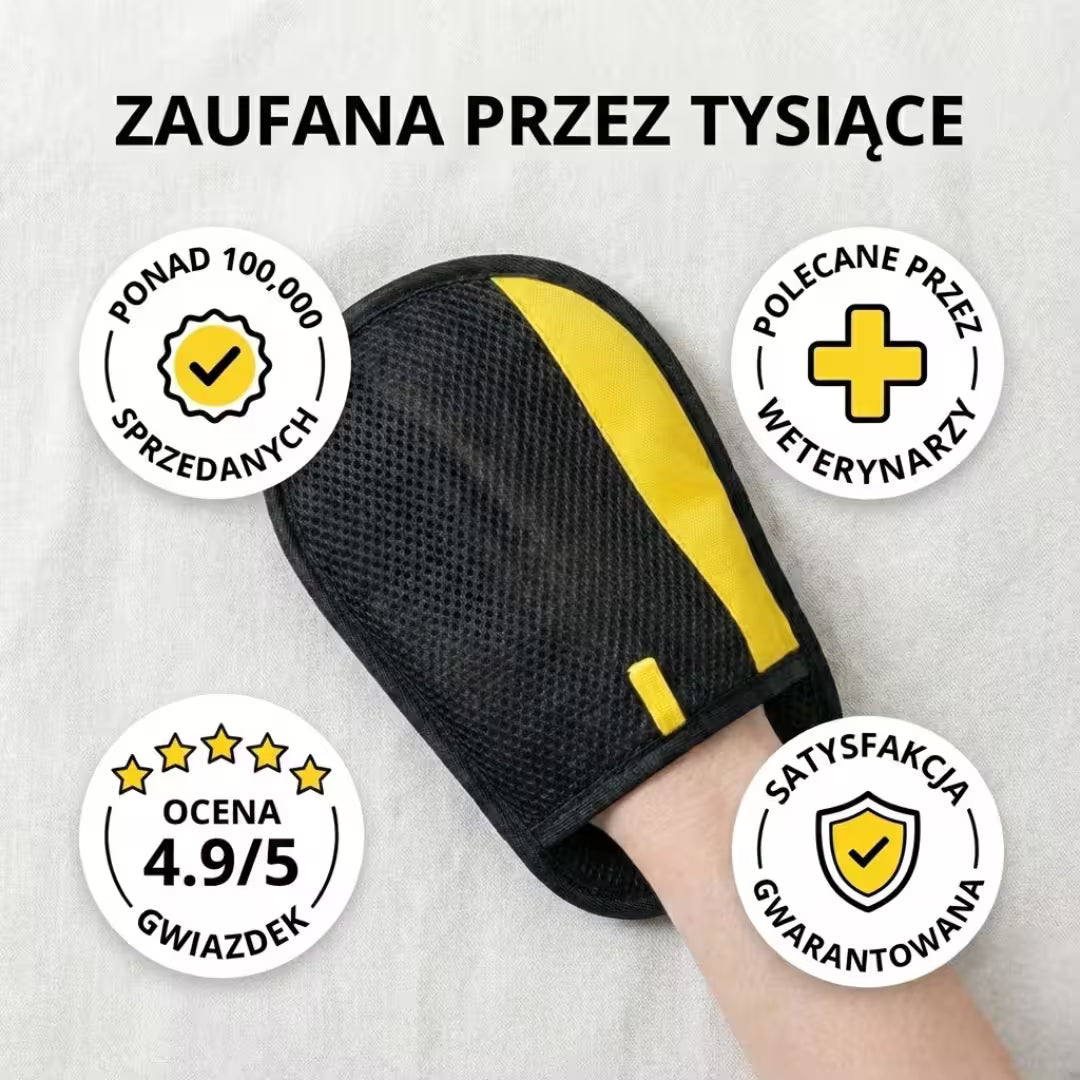 Kudełek – mobilna rękawica do usuwania zwierzęcej sierści
