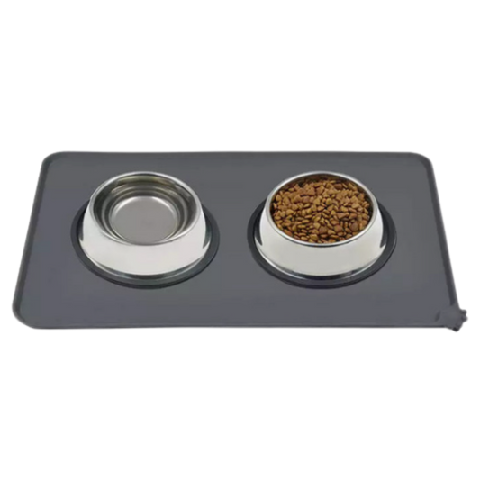 Silikonowa Mata pod Miski  – Antypoślizgowa i Wodoodporna (48x30 cm)